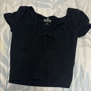 Hollister Women's Elegant Black Blouse